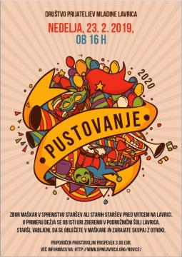 DPM Lavrica organizira PUSTOVANJE NA LAVRICI